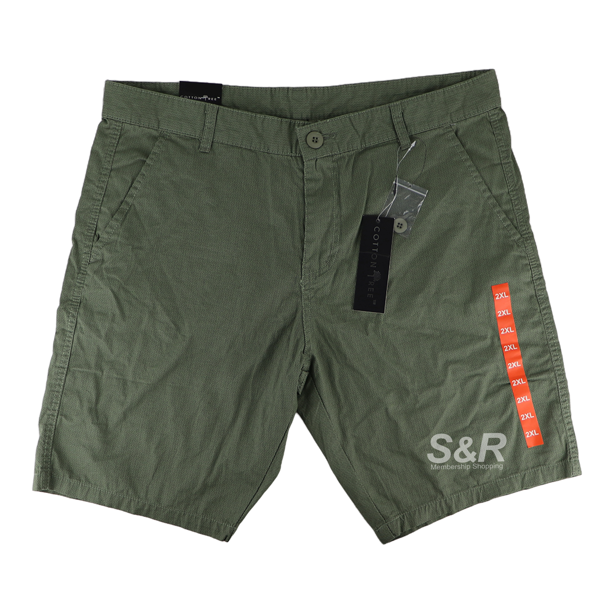 Cotton Tree Jogger Shorts Chino